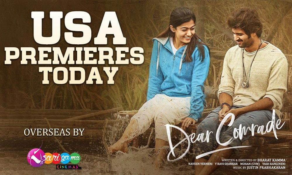 baraju_SuperHit's tweet photo. Few More Hours for the Overseas Premieres of #DearComrade
Overseas Release by @sarigamacinemas
$153245 - 159 locations @ 9.30AM PST.
@TheDeverakonda @iamRashmika MythriOfficial @bharatkamma @justin_tunes @YashBigBen @LahariMusic @sarigamacinemas
#DearComradeTomorrow https://t.co/jomhvrj4Hd