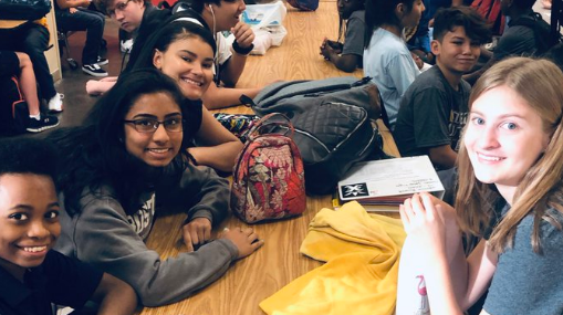 eStemPCS's tweet photo. Smiles from some of our 9th grade leaders!!!!
#BacktoeStem #POSITIVITY https://t.co/UZ7ybzRfFj