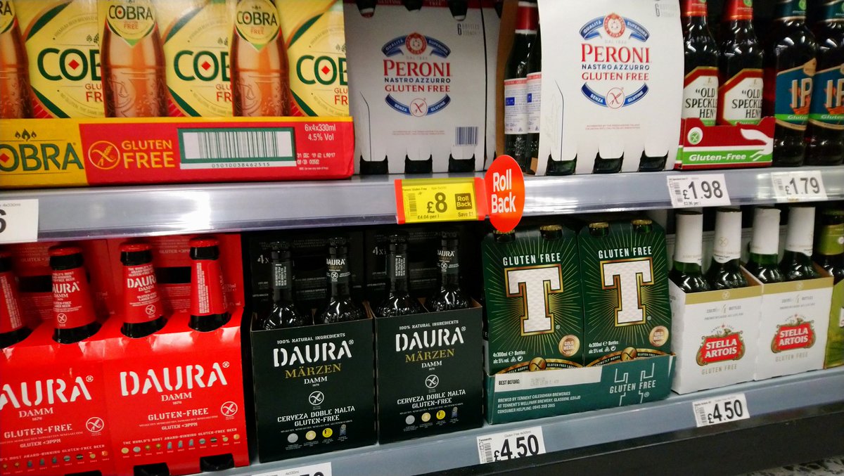 ParentAllergy's tweet photo. Great to see @asda upping their #glutenfree beer and lager stock! 😍 😍 https://t.co/xrnG7727by