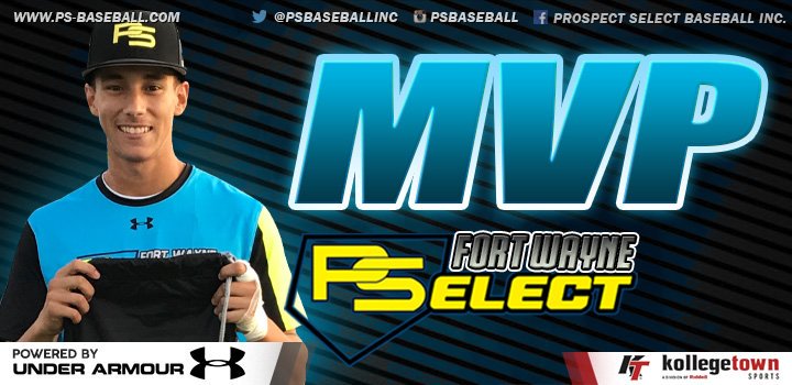 PSBaseballinc's tweet photo. Congratulations to the 2019 Fort Wayne Select MVP, 2020 Manuel Lopez. Complete player that showed some wheels, a smooth glove at SS, and capped off the night with a triple in the simulated game. Scouts, take notice! #TheBestPlayHere #FWSelect https://t.co/U532Ues9wa