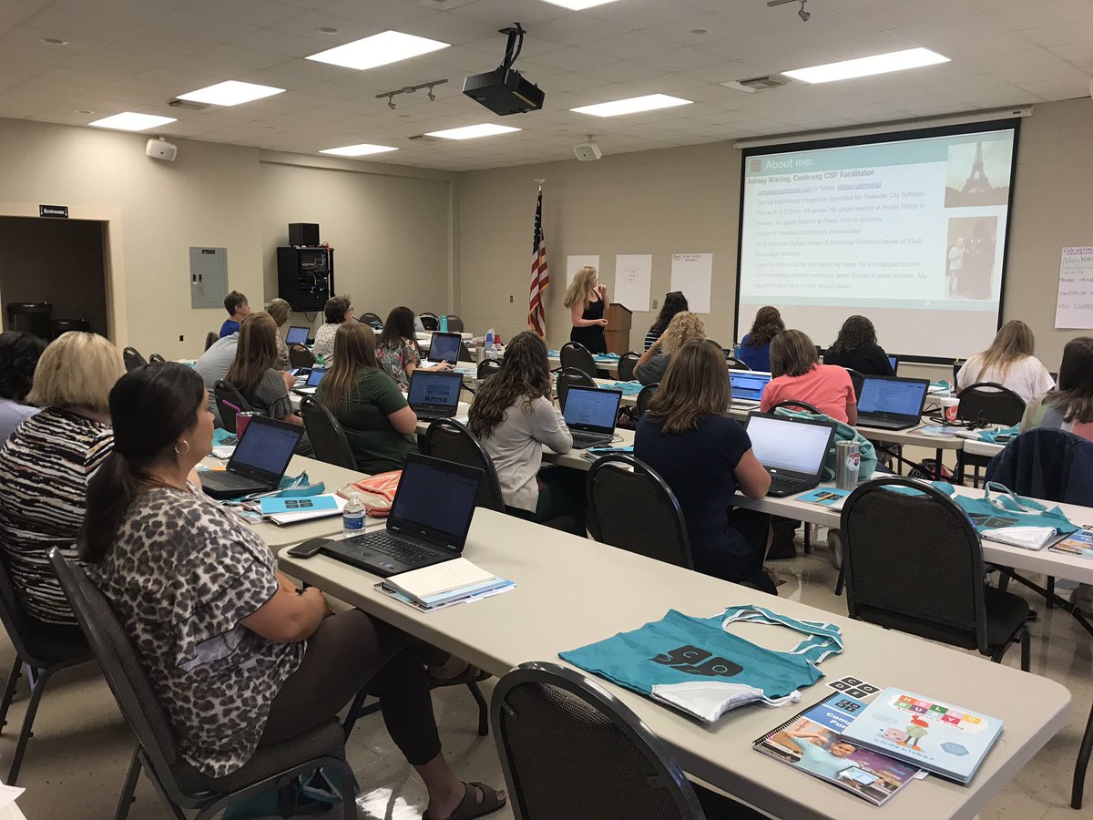 CCSTeachingand1's tweet photo. Another great day of Professional Development with our teachers.  Great big thanks to https://t.co/CfTfDJobcx for helping prepare our teachers for the upcoming school year! @WaringWhizKid @TeachCode @AplusCR @suptgriffin https://t.co/how5a74OO2