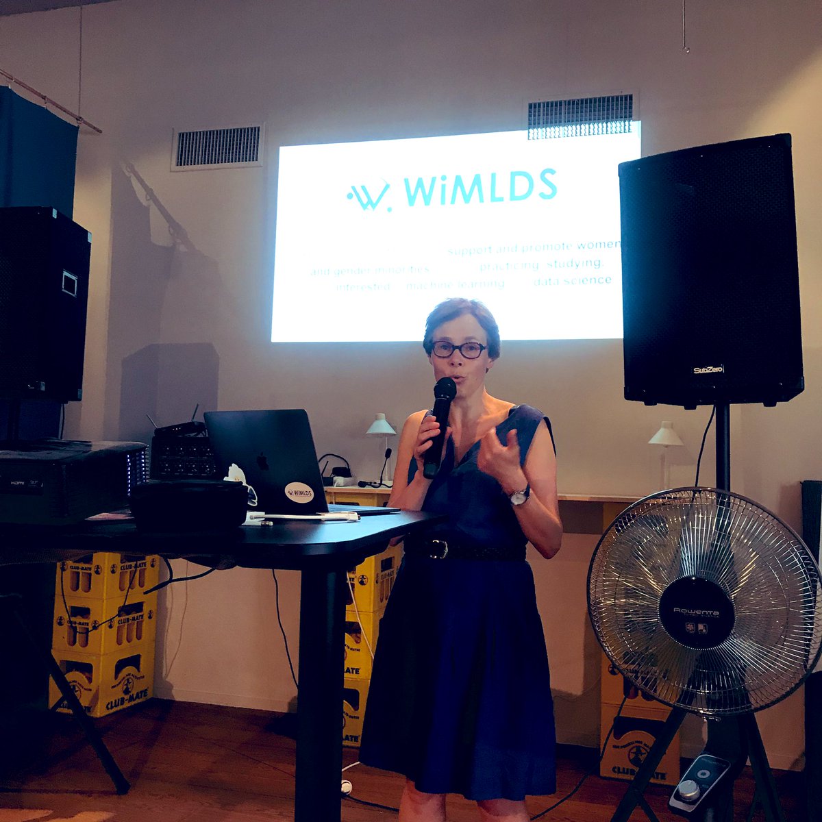 Our very own <a href="/ncernecka/">Natalie C</a> introduced our 18th meetup by reminding what’s <a href="/wimlds/">Women+ in ML/DS</a>’s mission> support &amp; empower women &amp; gender minorities in #MachineLearning &amp; #DatScience <a href="/heetcheng/">Heetch Engineering</a> #WiMLDS #WiMLDSParis
