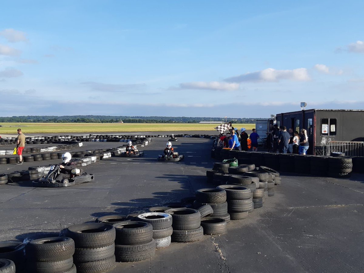Taking a quick trip out from RAF Odiham to test the cadets’ mettle on the race track!