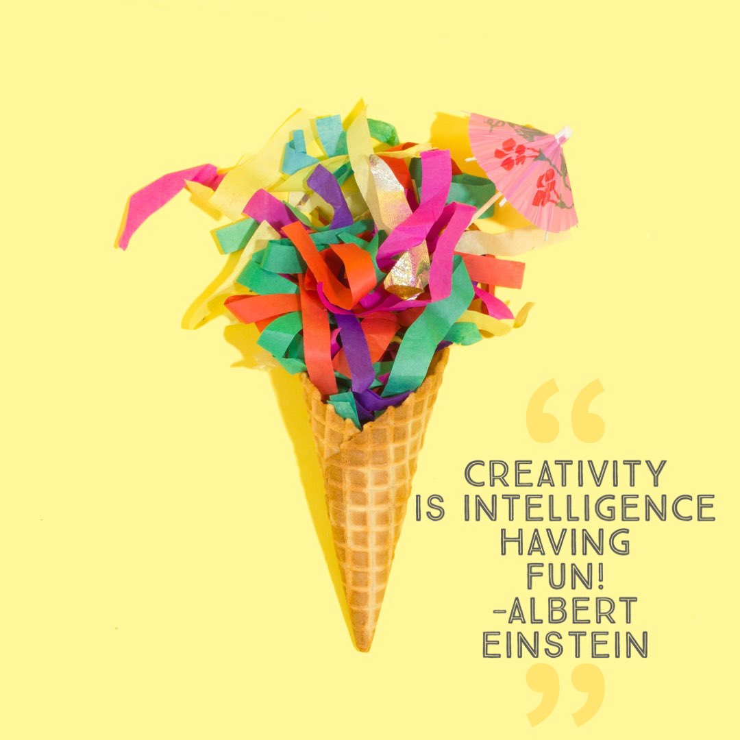#love this #quote by Albert #Einstein! Unleashing your #creativity is an #exhilarating and #liberating #feeling of #fun! It's #important to #play with #activities.

#YYC #Nashville #Creative #Happy #Kelowna
