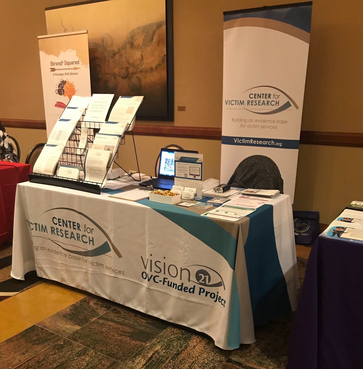 VictimResearch's tweet photo. Attention #NOVA45 attendees – today is your last day to stop by the CVR table to find out more about open-access research resources and to learn how CVR can help you with your work. We’d love to talk with you! #advocatesunited https://t.co/DikDIibN8l