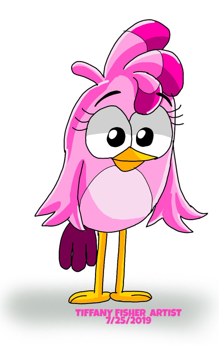 TiffanyArtist56's tweet photo. Stella in #AngryBirdsDrivenByMadness style 

#AngryBirds #longformseries #DrivenByMadness #AngryBirdsMovie2 #angrybirdsstella https://t.co/Nt3FUEt9Eg