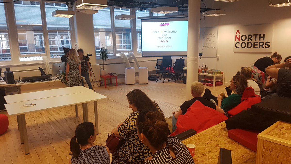 northcoders's tweet image. We're hosting @CodeAndStuff_uk's Agile Workshop tonight led by Lucie Rybinova! We can't wait to get started, such a great vibe in the room (with a little help from our three air con units..!)
#learntocode #codeandstuff