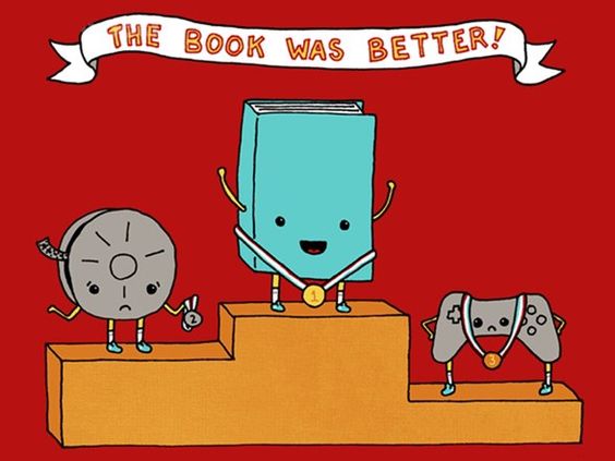 DelLibrary's tweet image. The book is almost always better! #DelawareCountyLibrary #bookovermovie