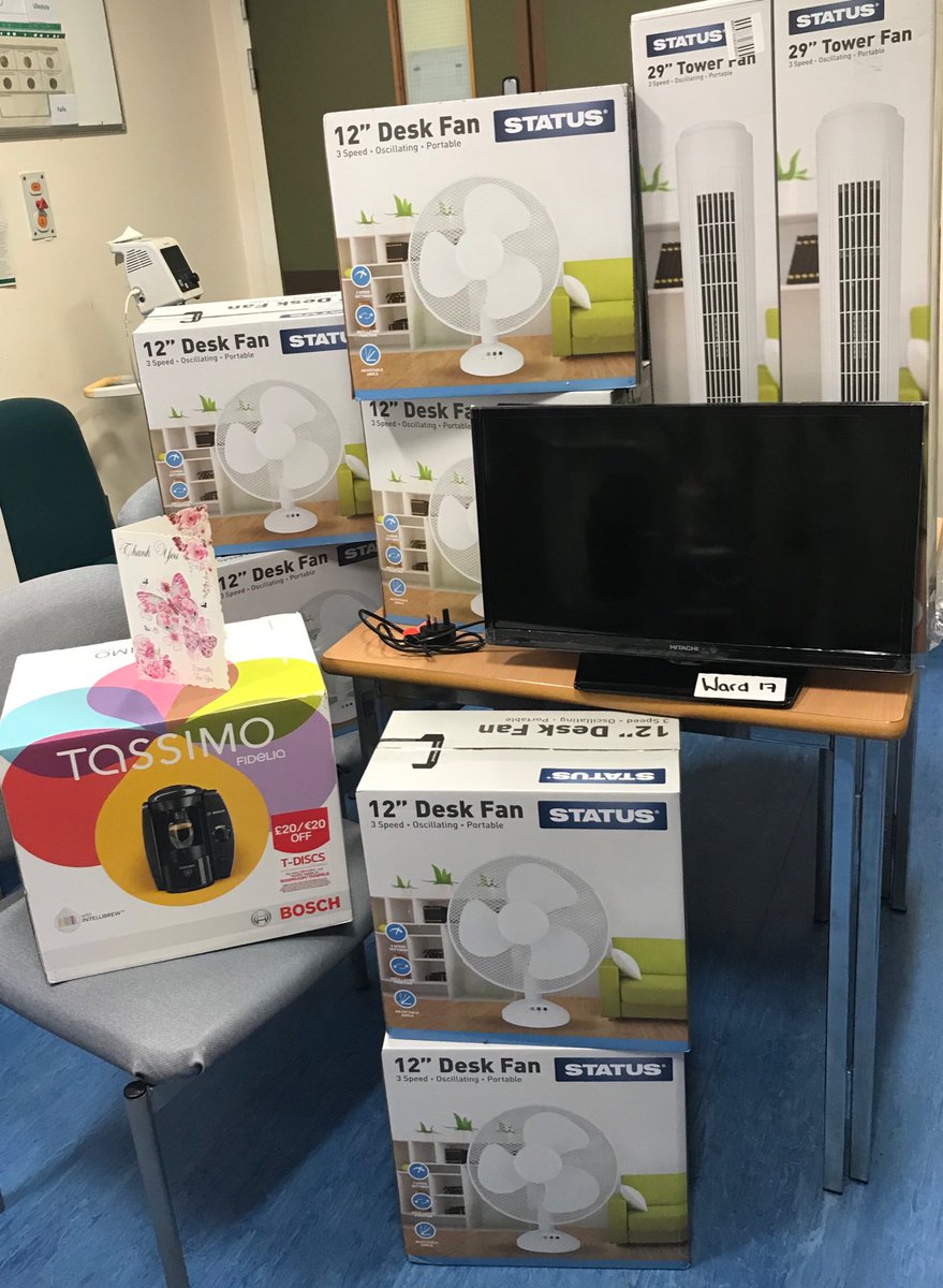 17Respiratory's tweet photo. This day has been a day of highs!! Not only did the Trust get ‘Outstanding’ for caring in our CQC report but Ward 17 also had this incredible donation from one of our relatives 💗 Truly #WalsallandProud https://t.co/9Xf6GsjtVn