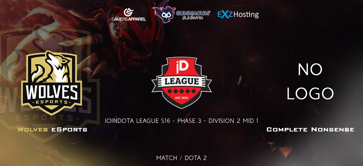 wolves_esports's tweet photo. Matchday for #WolvesDOTA as well!

They face "Complete Nonsense" in their #joinDOTA League Division 2 match at 20:15 CET!

#KeepHowling https://t.co/tf5hPvlVYB