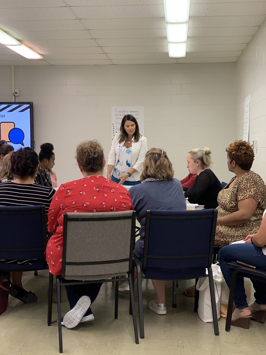 MCPSWellness's tweet photo. All about district assessments for our new #Area1 teachers!  Great information from @TLukas_Learning and @Joelene_Vining! @KinardsConnect1 https://t.co/b0XOD0fdmY