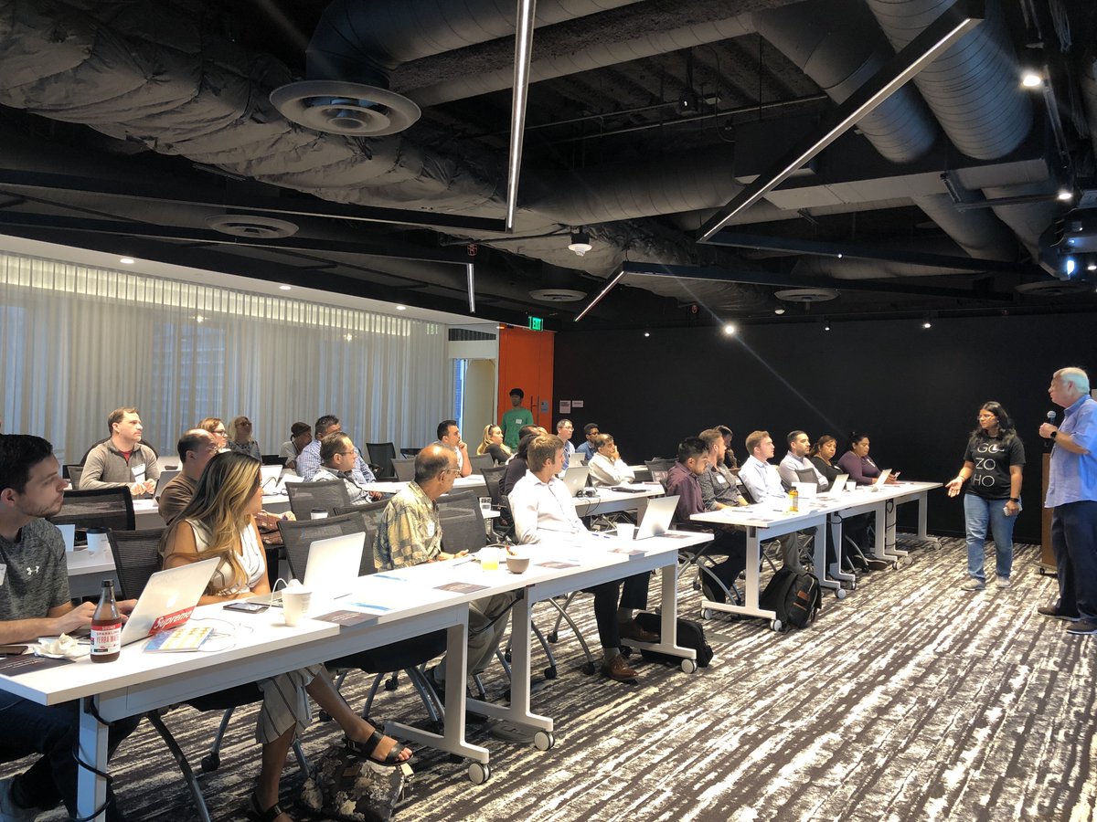 Good Morning #LosAngeles! 
It’s our last stop for the #ZohoFinanceSeminar and we are extremely happy to see a full house. We have business owners, accountants, and a mini enthusiast learning everything that is #Finance and <a href="/zoho/">Zoho</a>. 😇
