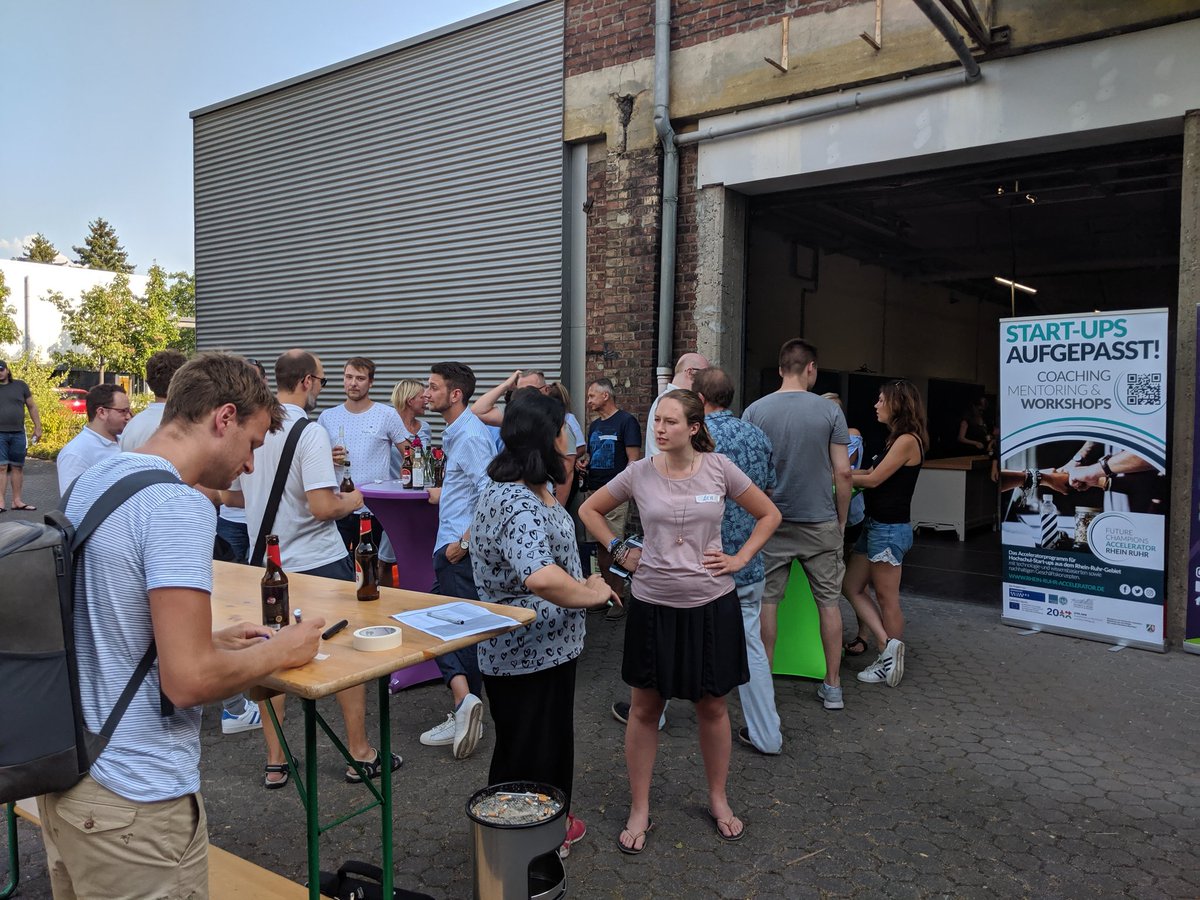 DronOSS_UG's tweet photo. ColdBeer and #BBQ! What a nice way to finish off two days of #sales workshops, considering these temperatures (40°C🤒🤯🌞). We learned a lot at the @Probierwerk! A big thank you to the @UniAccelerator and the great coaches Hamid Husseini und Pitch and Grow!!
#drones #ar #startup https://t.co/MgOvicN6VT