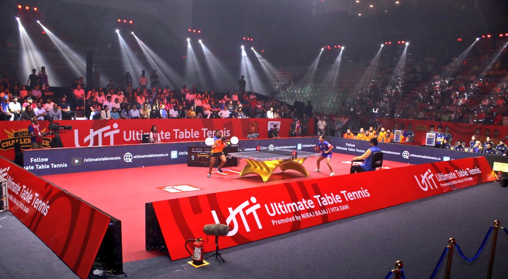 I was very excited to attend the Ultimate Table Tennis League Season 3 kick off at Thyagaraj Sports complex, New Delhi. UTT is truly the best thing that has happened. Through @kheloindia we will take more steps to promote Table Tennis in India 🏓 @ttfitweet #ttfi
