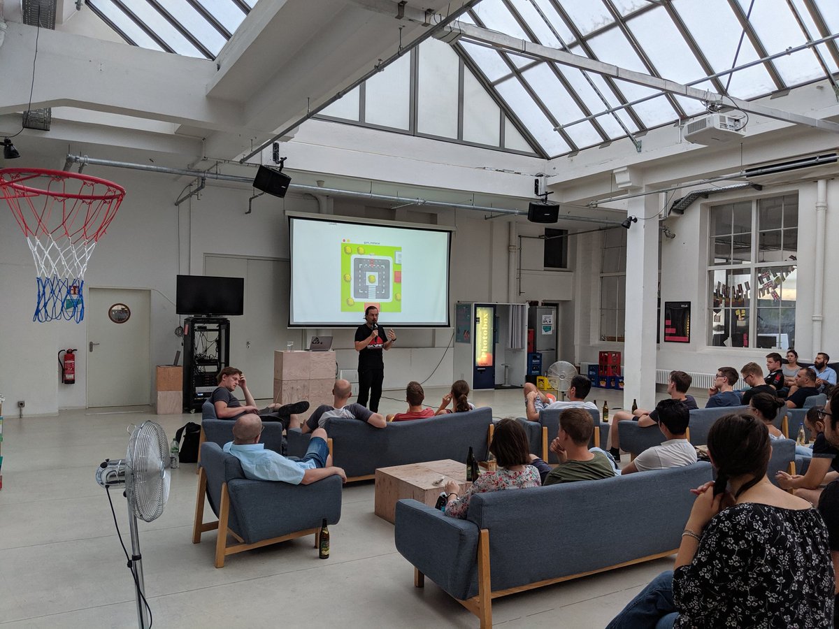 Hacking ML (@hack_ai) on Twitter photo Today we are talking reinforcement learning for metacar for <a href="/OpenAI/">OpenAI</a> gym by Tristan Behrens (AI Guru). Thanks <a href="/StylightTech/">Stylight Tech</a> for hosting us! Today we are talking reinforcement learning for metacar for <a href="/OpenAI/">OpenAI</a> gym by Tristan Behrens (AI Guru). Thanks <a href="/StylightTech/">Stylight Tech</a> for hosting us!