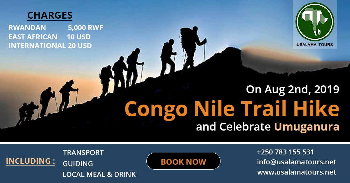 Book your seat for the Congo Nile Trail Hike and Umuganura Celebration. #VisitRwanda #RwandaCulture #CongoNileTrail #Hiking #Umuganura #SummerTime #DestinationKivuBelt #RemarkableRwanda 
usalamatours.net/congo-nile-tra…