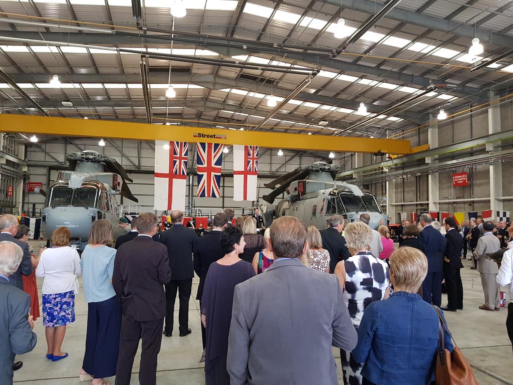 Capt Rimington welcoming us to a different place for a party. Very important aspect of life and work in Cornwall and up the road from my mother's family home, Cury, at RNAS Culdrose