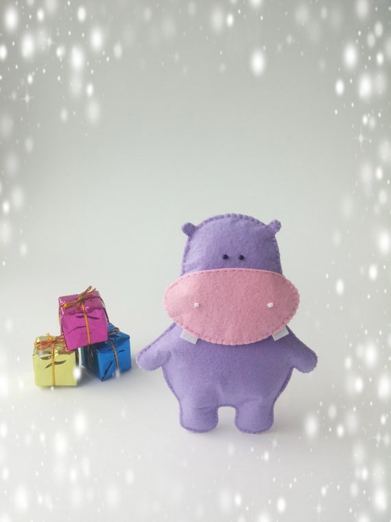 Cute stuffed felt Hippo, new baby ornament, plush Hippo, felt kids toy, christmas ornament, Easter ornament, Hippo magnet, Hippo brooch #PlushHippo #NewBabyOrnament 
$9.10
➤ goo.gl/AcFava