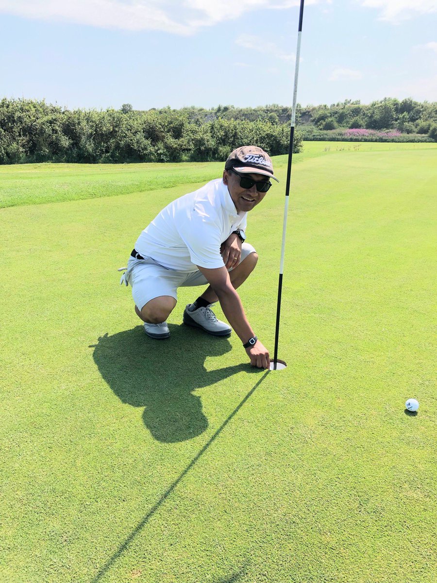 Congratulations to Cpl Surya Gurung who hit a hole in one on the 268 yard 1st hole <a href="/HartlepoolGolf/">Hartlepool Golf Club</a> this afternoon. An absolute belter of a tee shot with his 3 wood. #holeinone