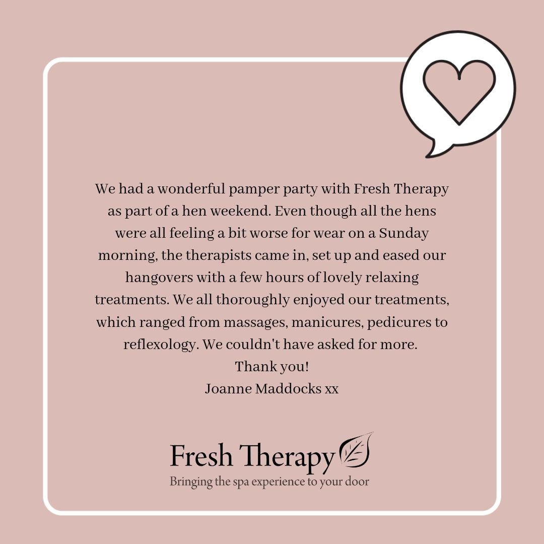 Another review 😍 #mobilebeauty #mobiletherapistagency #massage #facials #manicure #pedicure #holidaylet #wales #partyplanners #henparty #babyshower #pamper #pamperparty #birthday #wellbeing #wellbeingatwork #henpamperparty #babyshowerpamperparty #birthdaypamperparty #events