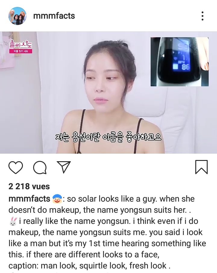 Now, let's talk more about Mamamoo not caring about Society 's standards.Here we have Solar answering to hate comments about her appearance or clothes. #MGMAVOTE  #MAMAMOO  @RBW_MAMAMOO