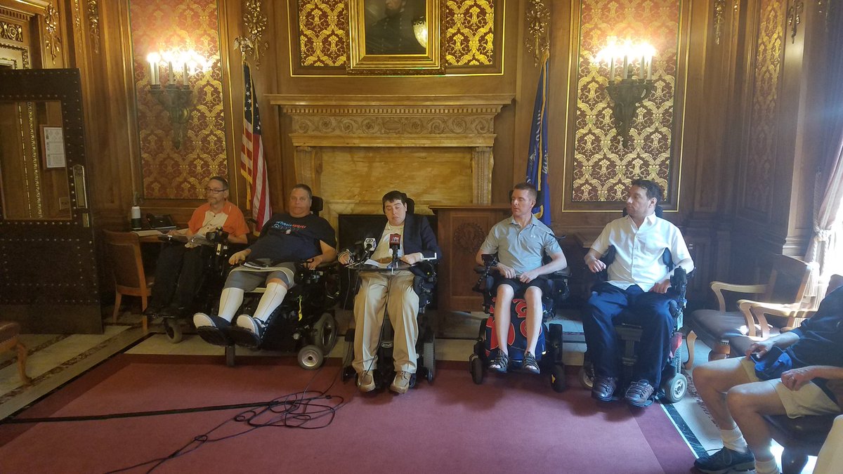 Rep_Jimmy's tweet photo. We're live, unveiling my plan to invest $10 million toward spinal cord injury research. With a groundbreaking investment and a unique proposal program that includes real people with spinal cord injuries, incredible breakthroughs are right around the corner! https://t.co/XsaUckOsHS