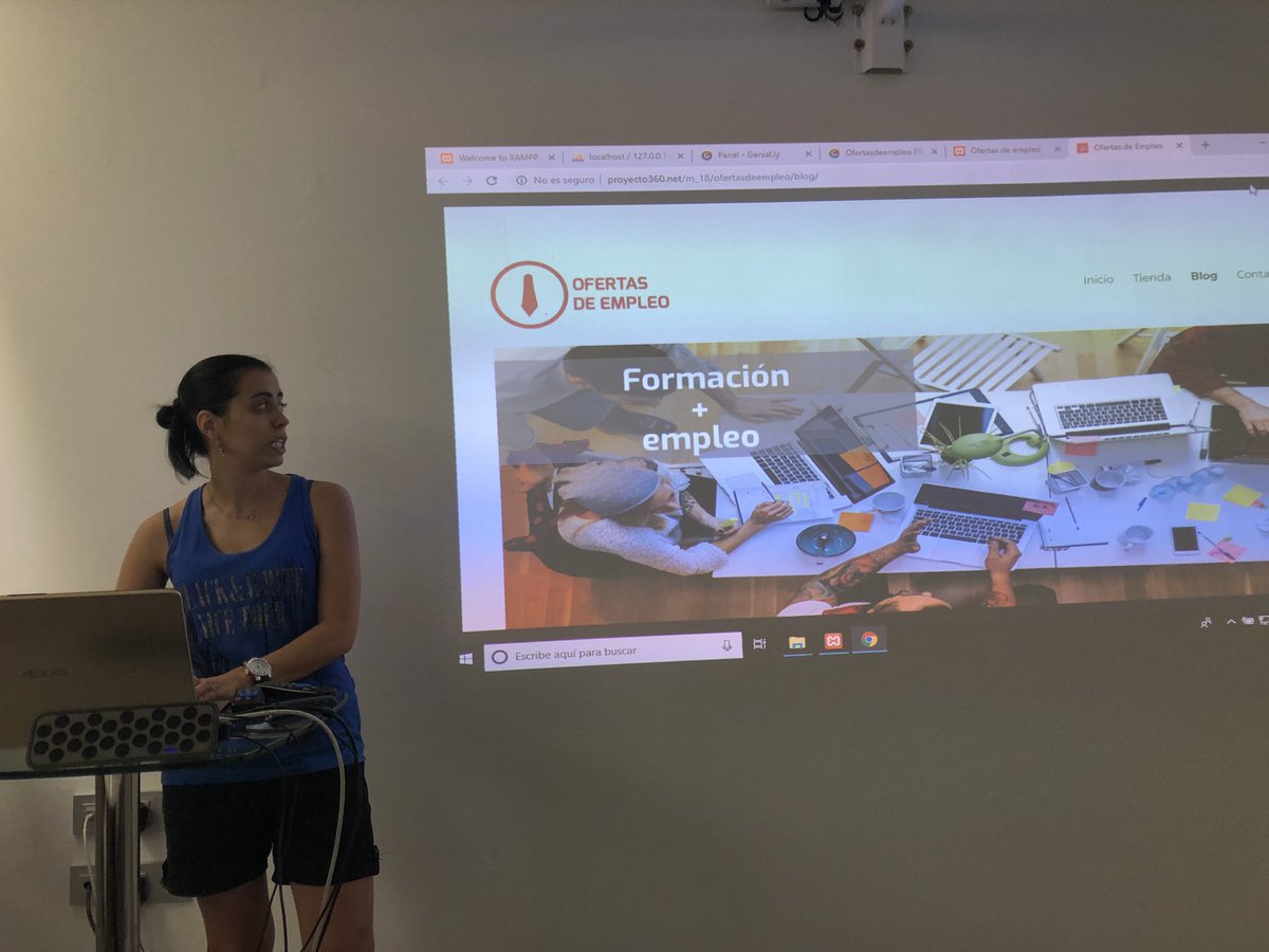 MyriamCarrel's tweet photo. Entre todas las presentaciones del #MasterMPD hay una que merece especial mención por el cariño y esfuerzo no solo al #Proyecto360 #OfertasDeEmpleo sino cada día #SoloConPasión Nuestra talenta @FraileMarian que hace la #BecaTALENTic en Dpto IT de @nettformacion Bravo!!!! 👏👏👏 https://t.co/axtmjcStiI