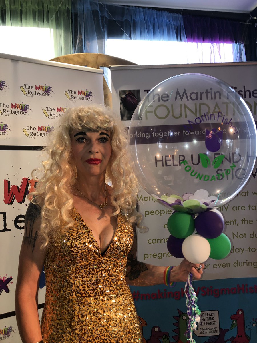 Stigma_Saur's tweet photo. Look at the AMAZING #StellaPint about to kick off the #WriteRelease event with #AidenBex in #Brighton... all for the #MartinFisherFoundation #MakingHivStigmaHistory https://t.co/GET6ol2YLF