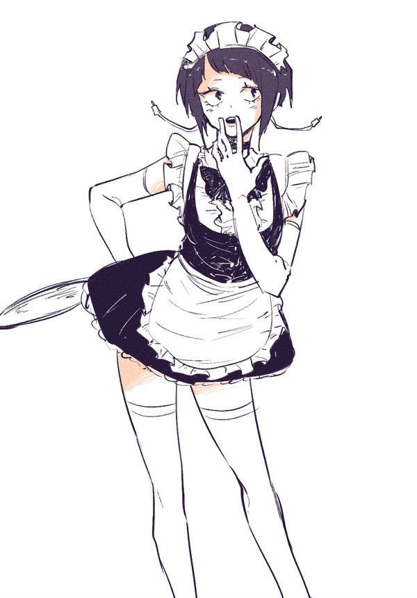"Why is it everytime we do a school festival there has to be a maid cafe??".