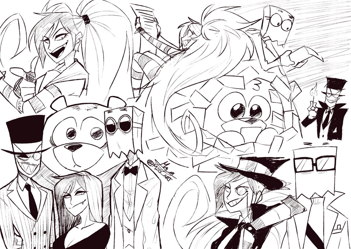 A bunch of #Villainous from the previous AI Animation streams. 