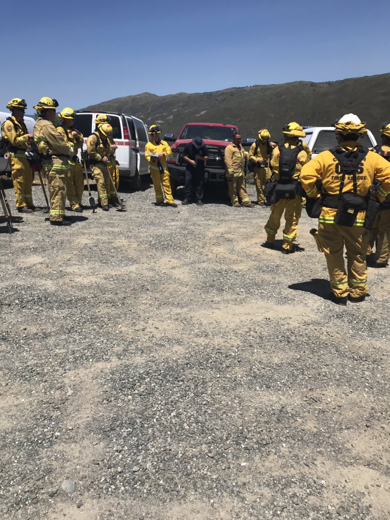 fire_sutter's tweet image. Sutter County Fire personnel participated in the Rattlesnake Fire staff ride from OES.