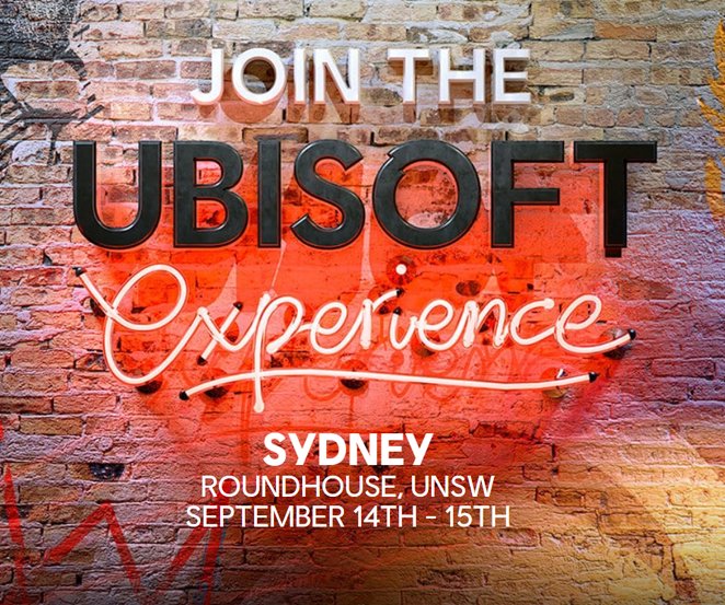 The Ubisoft Experience is coming to Sydney this September - bit.ly/2K9IMgC 

(<a href="/UbiAustralia/">UbiAustralia</a> )