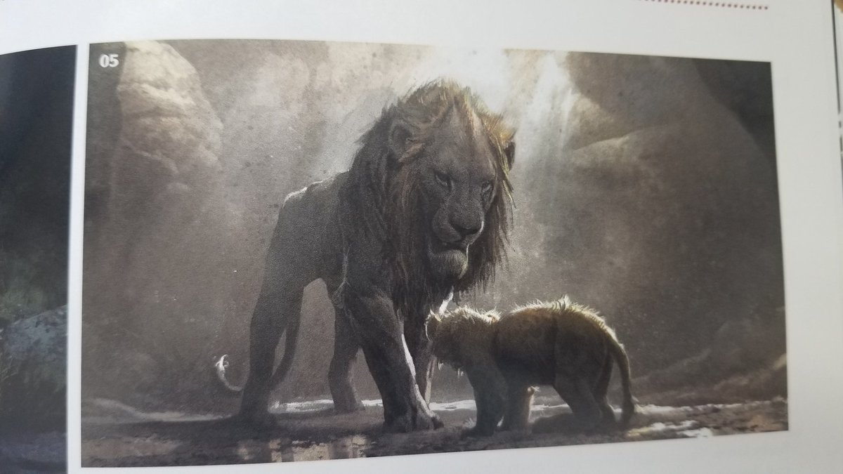 TartiiCat's tweet photo. I think a majority of us agree that The Lion King remake lacked a lot of emotion and heart.

However.....look at this concept art in a magazine I stumbled upon.

You can TELL the artists knew exactly how to do it right. How to convey EMOTION. https://t.co/BHRgqDznqm