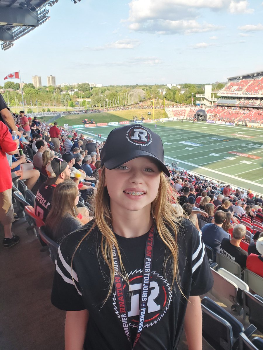JasonMcDonald5's tweet photo. E's first @REDBLACKS game! #AllConnected @Telus @TD_Place https://t.co/tFT6kVYDin