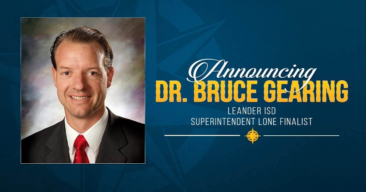 We're excited to introduce Dr. Bruce Gearing as the lone finalist for LISD Superintendent of Schools! Read more about Dr. Gearing here:
tinyurl.com/y2uxrhqj