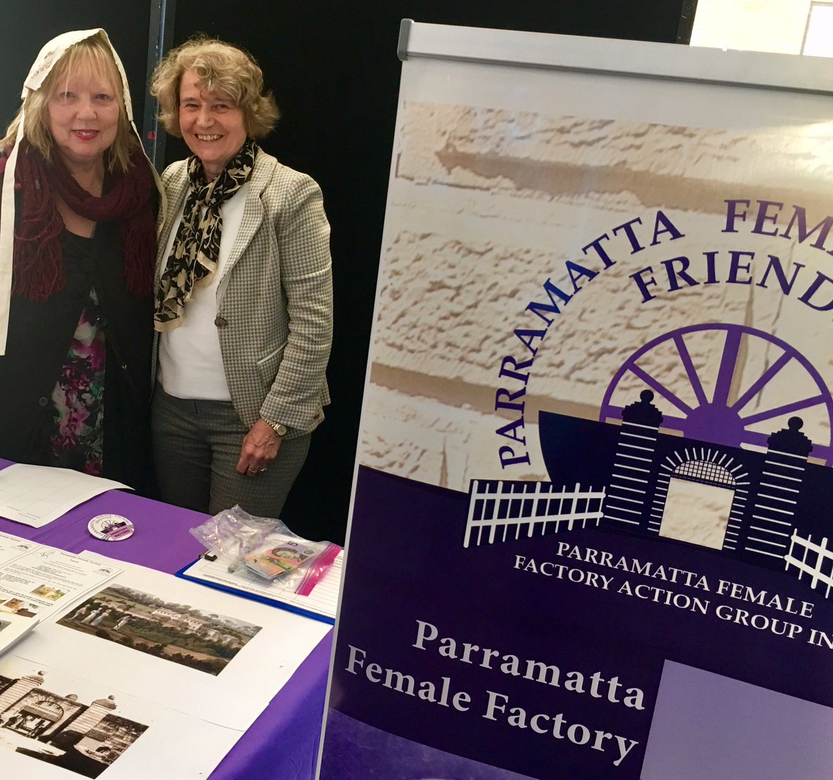 With Cate Whittaker at her play ‘Forgotten’ at the Riverside Theatre, Parramatta. Brilliantly written play about the 1827 rebellion at the Parramatta Female Factory. Wonderful performance - a ‘must see’.