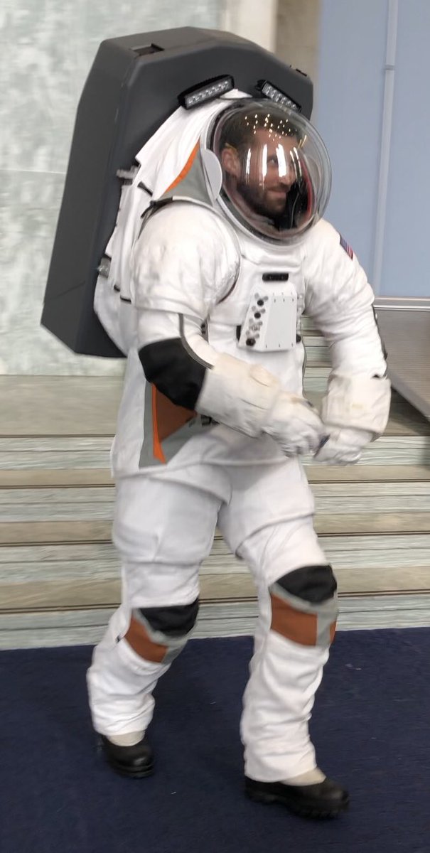 PattyStoll's tweet photo. Happy #NationalInternDay! Celebrating our future leaders!
@ILCDover Intern demonstrating #AstroEVA!  We are so excited to be partnering with Collins Aerospace on the next generation commercial spacesuit!
#ILCDover #BeyondBoundaries #spacesuits #Moon2024 https://t.co/jVDjqC9k2C