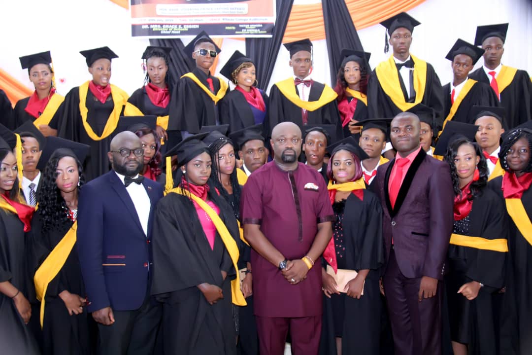 ekanemibok's tweet photo. It was an honour to represent the Chairman, Board of Governors of Ritman schools during the 14th  graduation ceremony held at the college. Event was a great success. https://t.co/0jkm0qaBEL