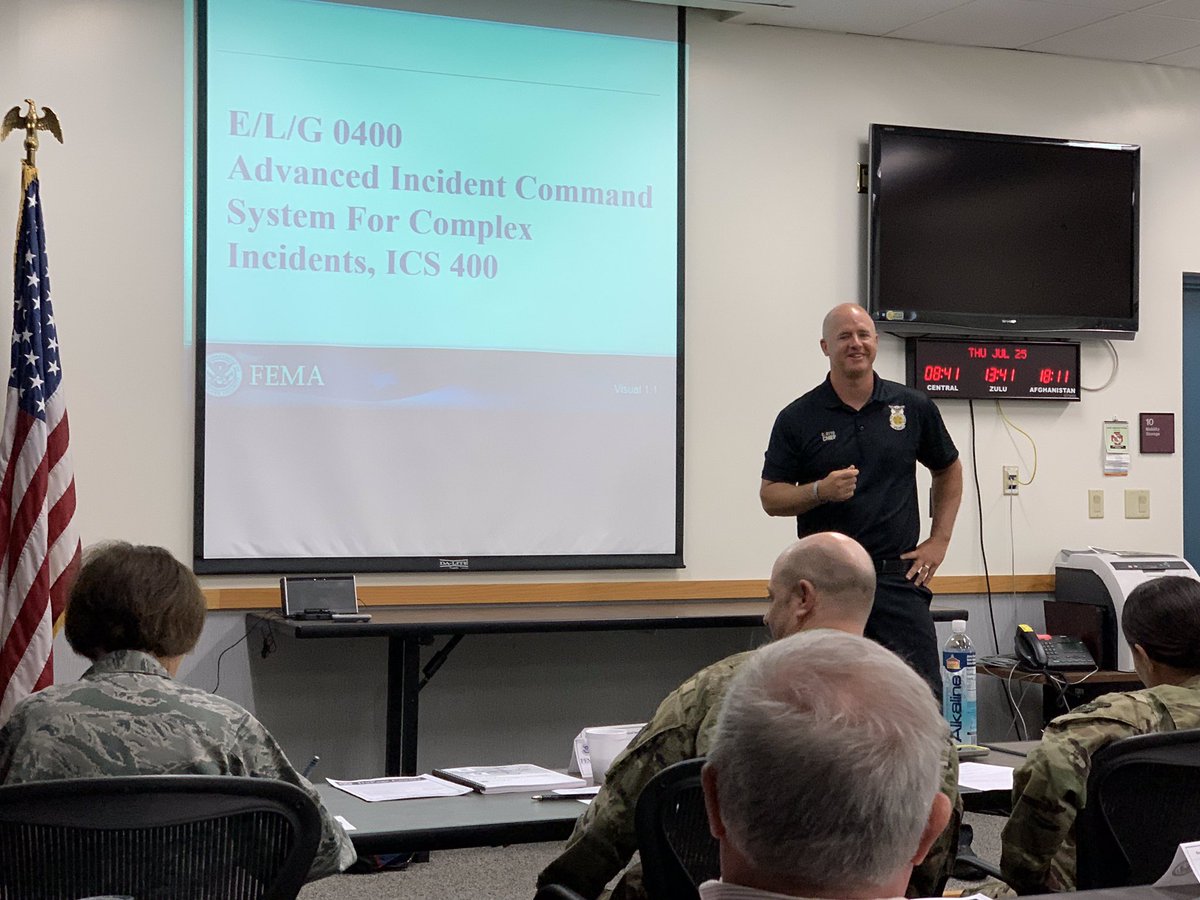 ProtectDuPage's tweet image. Special thanks to Chief Otto &amp;amp; MSgt Lezza on coordinating the brand new @FEMA @ProtectDuPage #NIMS #ICS400 class for our partners from across the State of #Illinois