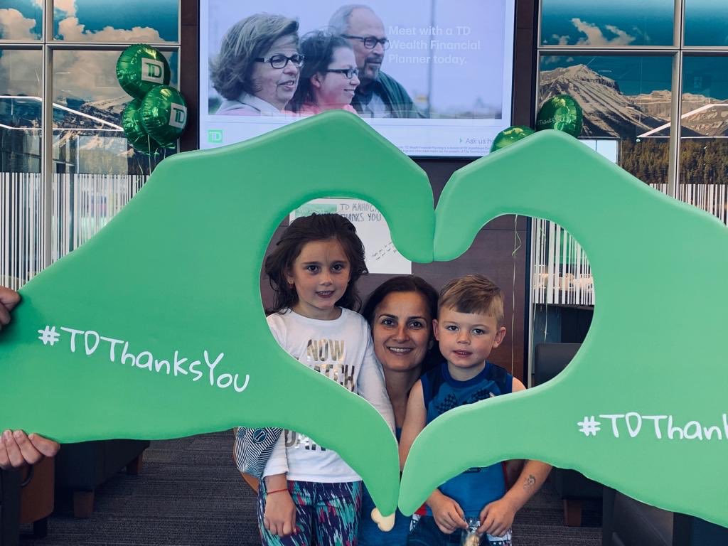 #TDThanksYou  Thank you for banking with us <a href="/BeatonNicole/">Nicole Beaton</a> <a href="/robghazal/">Robert Ghazal</a>