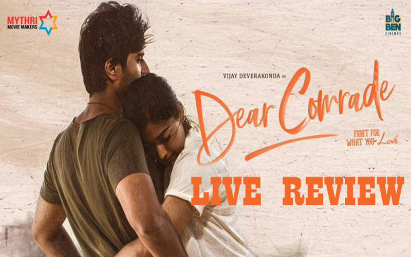 Rashmika_sneha's tweet photo. DEAR COMRADE LIVE REVIEW... #DearComrade #DearComradeFromTomorrow #DearComradeOnJuly26th #VijayDevarakonda #Rashmika #RashmikaMandanna
Read More Here@====>https://t.co/xgBWDNevLR https://t.co/heI2tbRnIH