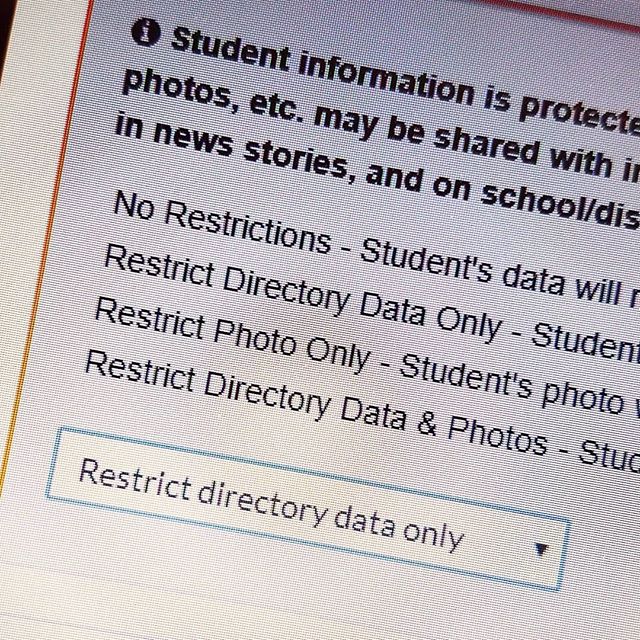 Registration opens today online. You will be asked about photo restrictions for your child. 📸 If you select "Restrict directory data &amp; photos" or "Restrict photos only" your child will NOT be included in photos at school (including assemblies, awards,… dlvr.it/R955MY
