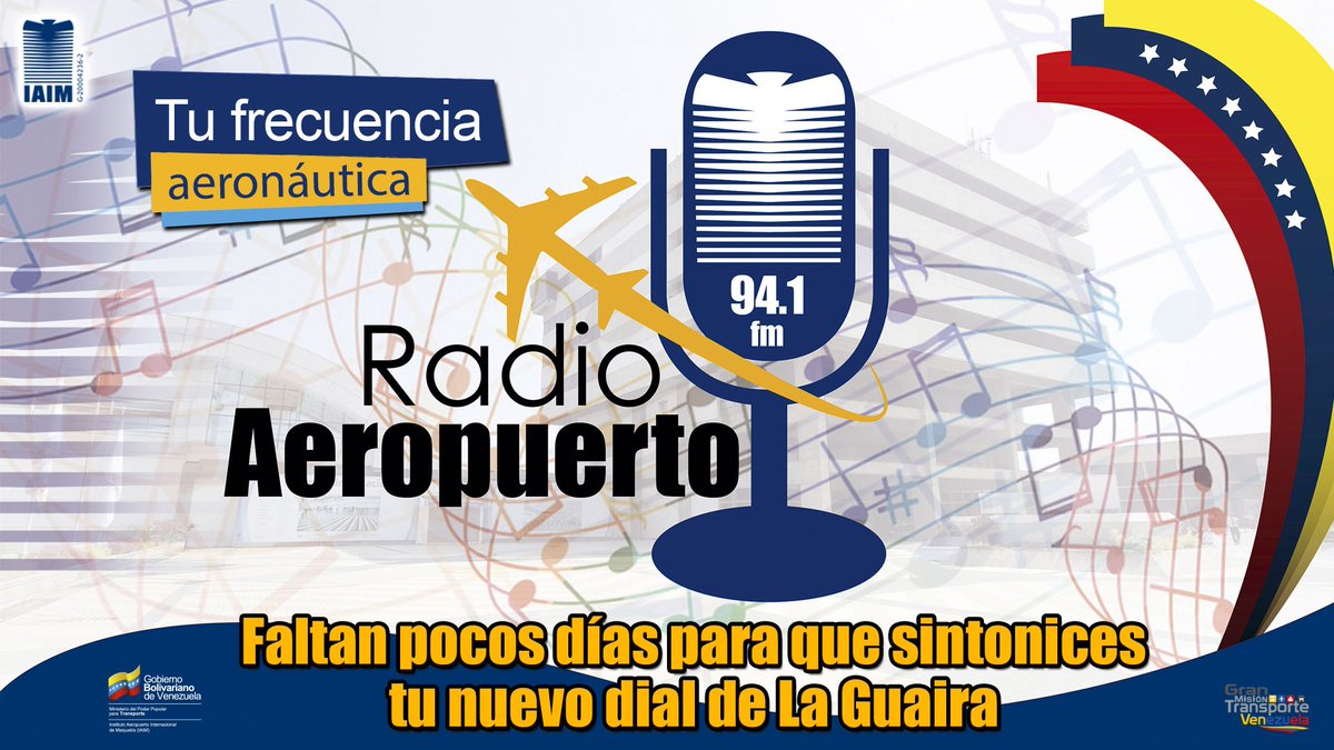VENEZUELA Radio Aeropuerto vuelve en frecuencia modulada Grupo