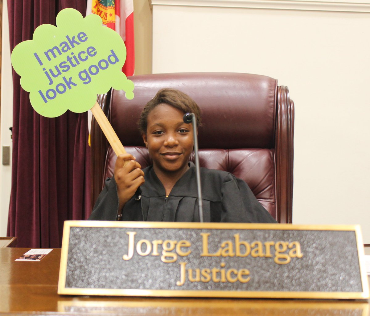 TheFlaBar's tweet photo. Tallahassee's @TheOasisCenter Women & Girls' summer program visited #SCOFL recently & participated in the mock oral argument program.
The girls role-played a case & immediately ruled schools should have the authority to search a student's backpack!
#LoveIt!
(📸: @FlCourts) https://t.co/ze0w8XSztb