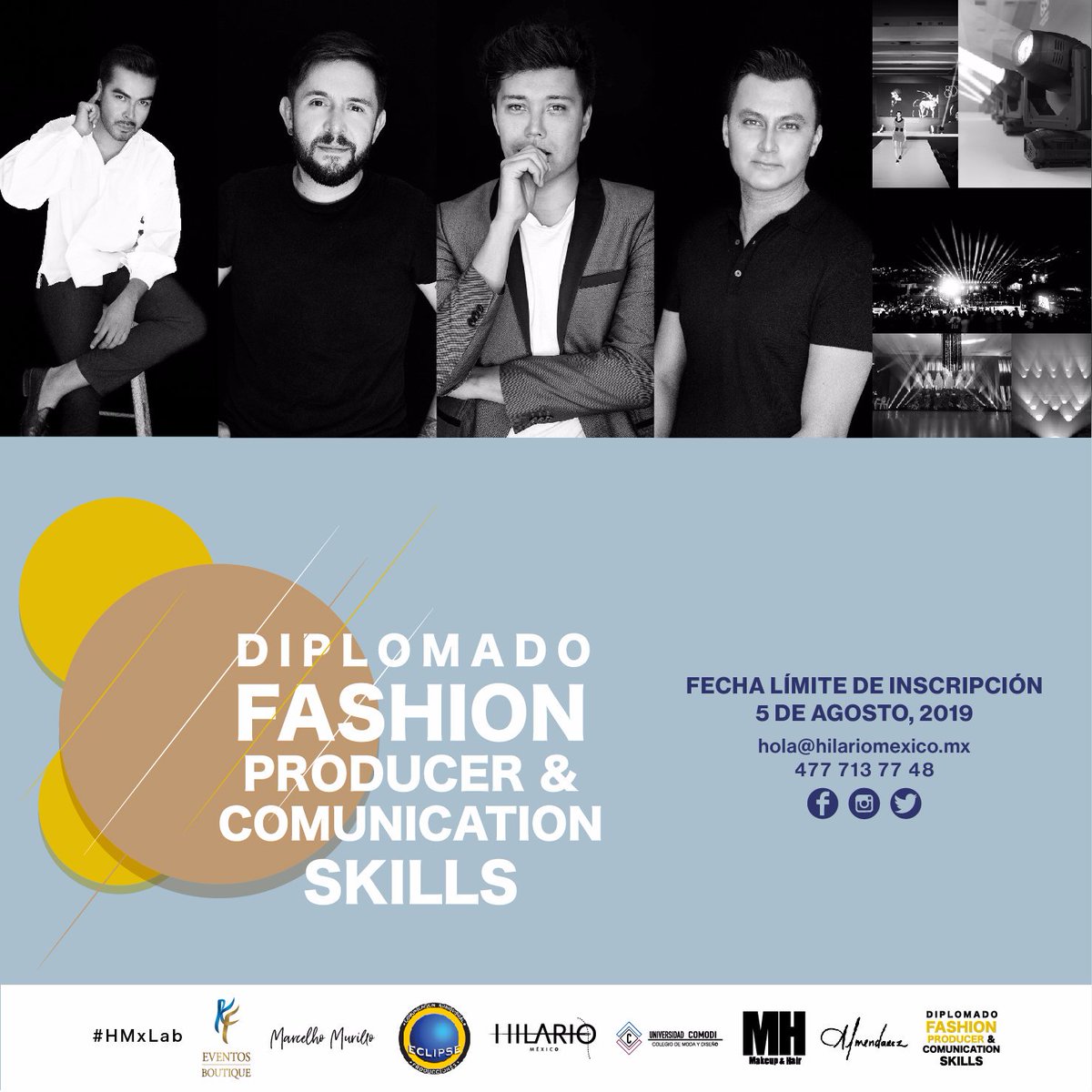 SoyJVModel's tweet photo. .@HilarioMX presenta #Diplomado #FashionProducer & #Comunication Skills
¡Inscríbete ahora y obtén un 10% de descuento en tu inscripción!
Más información 👉 hola@hilariomexico.mx
#HMxLab #HilarioMX @codigo37000 @turismo_leon @univCOMODI https://t.co/JrCjqcxMhy