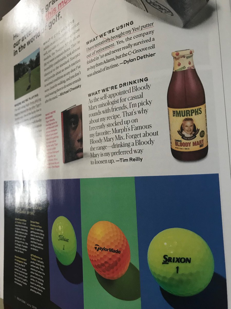 TBT to that one time ⁦<a href="/_murphsfamous/">Murphs Famous Bloody Mary Mix</a>⁩ was featured in ⁦<a href="/GOLF_com/">GOLF.com</a>⁩!! Believers are everywhere folks!! Get out there and grab some Murph’s Famous for yourself and see why...
#OneSipOneBeliever
🏌🏻‍♂️⛳️🏌🏻‍♀️😎🍅🌶🍅🍹👍🏼
⁦.
.
#golfseason #bloodiesallday⁩