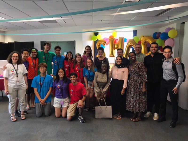 ShadNetwork's tweet photo. .@NRC_CNRC just announced a generous grant to help Shad youth pursue their passion for STEM and research. NRC’s Christina Stachulak, John Burnett & Bruce Henry joined Shad participants & staff today to celebrate at Shad Carleton’s Open Day #Shad2019 #STEAM4Good #ShadOpen https://t.co/FLCteOzrI8
