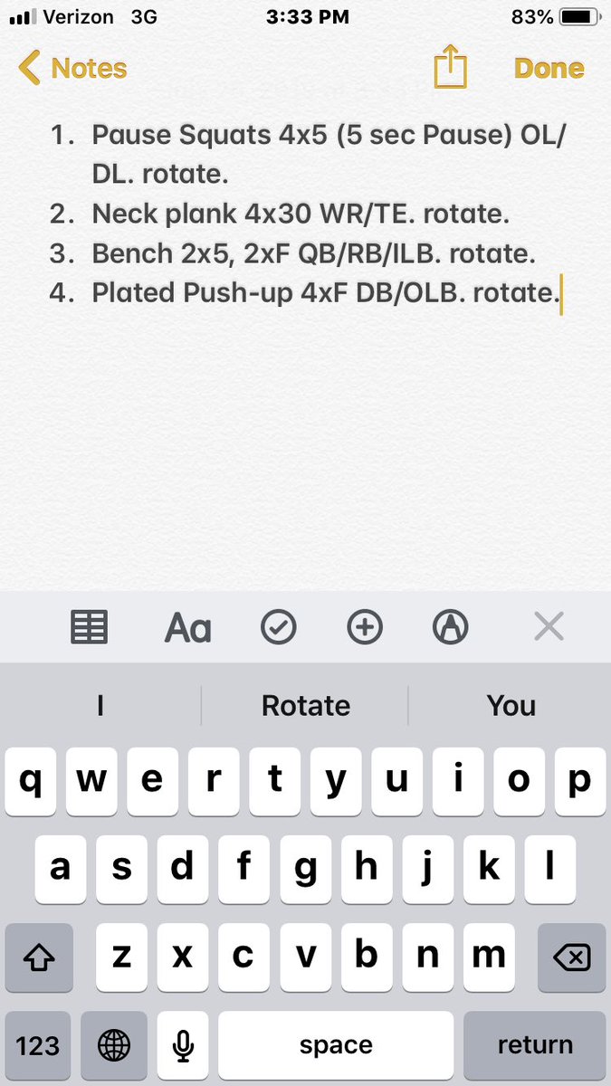CoachArmistead's tweet photo. Quick 35 minute lift before practice for varsity. #PracticeDay1 #GATA https://t.co/rtNXcOMMsu