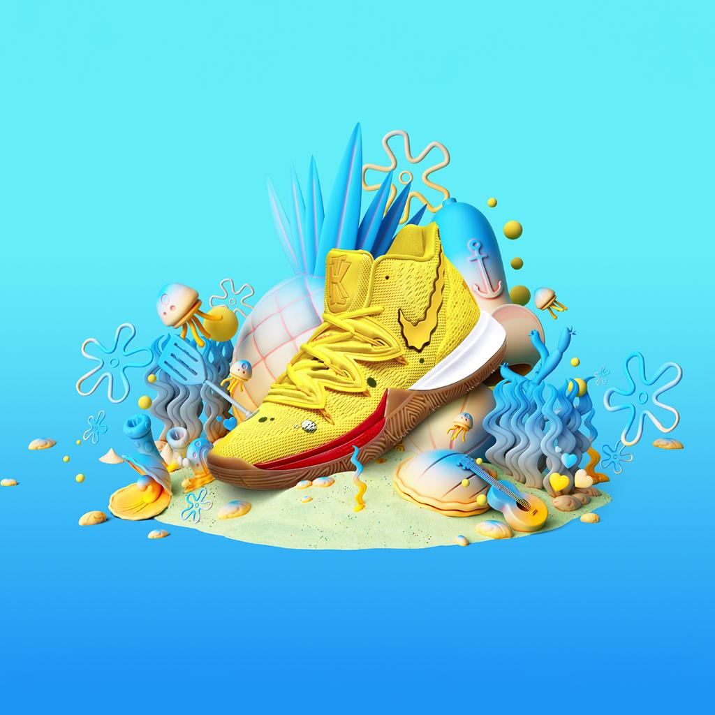 Nike Kyrie x SpongeBob SquarePants 