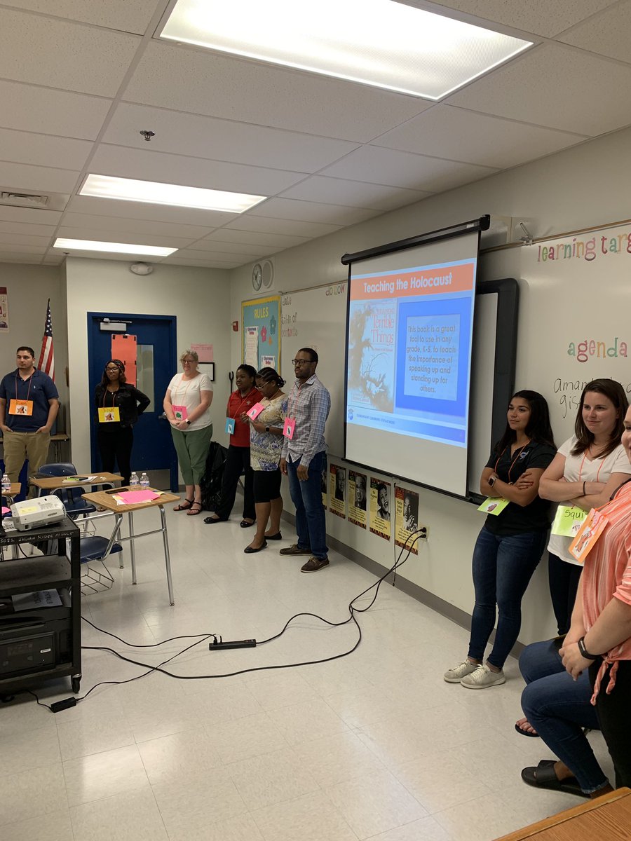 Teaching the implementation of Social Studies at the New Teacher Academy!